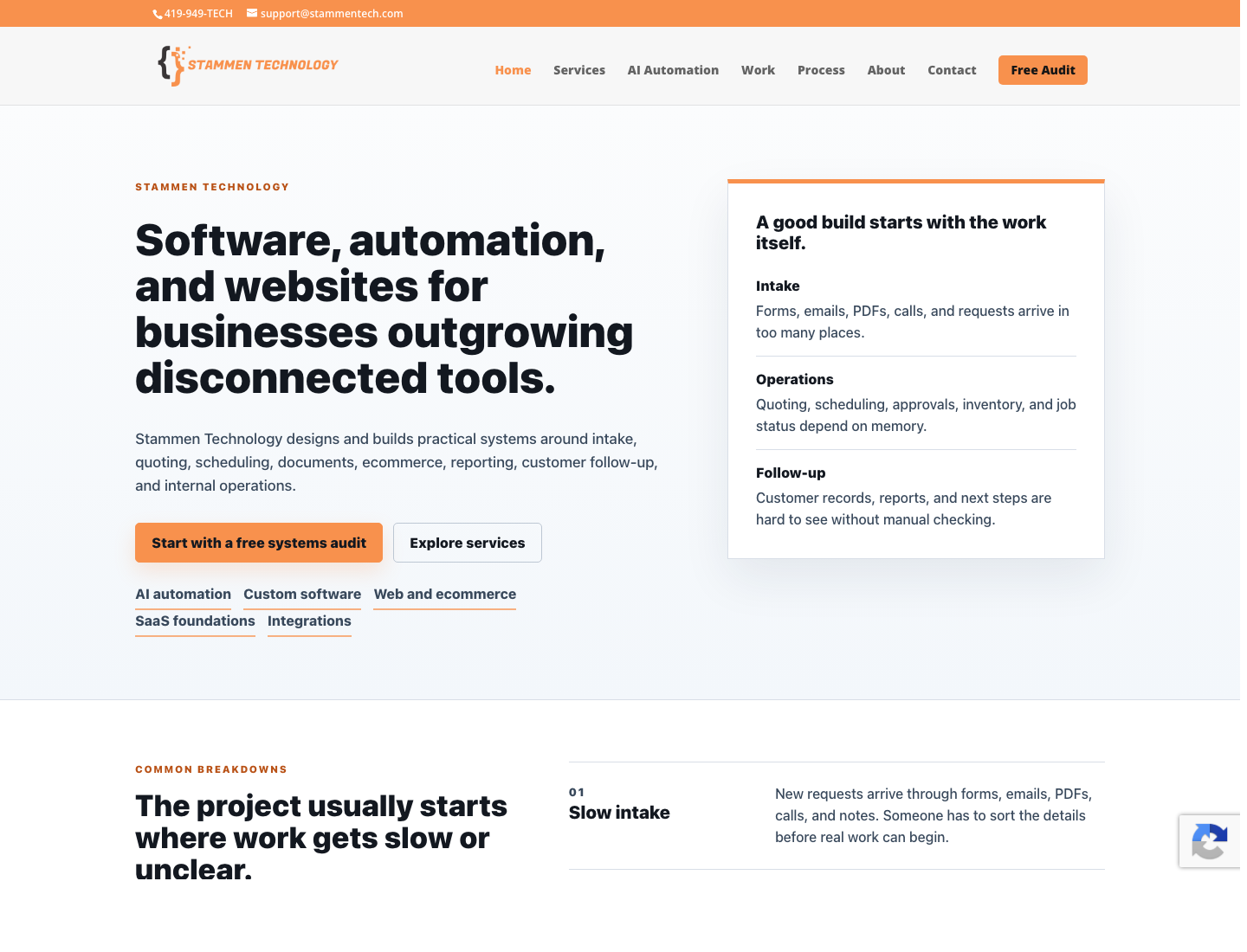 Stammen Technology homepage